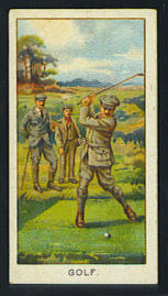 1925 Turf Cigarettes Golf 11 E C Bliss